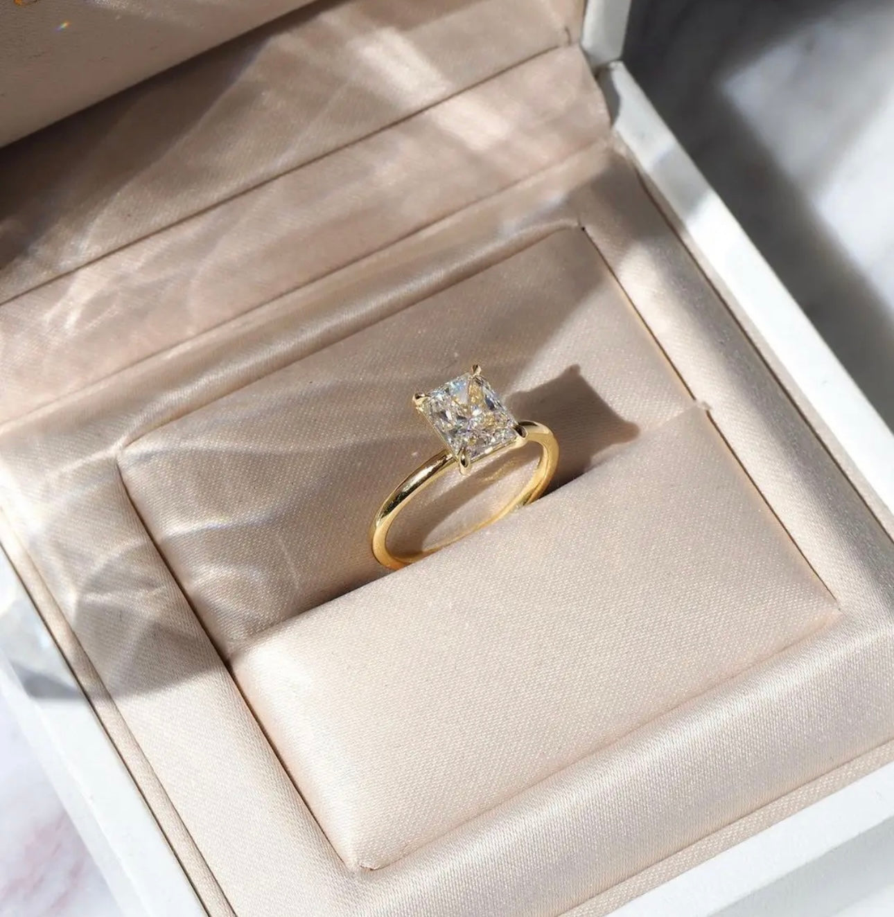 3 Carat Radiant Ring