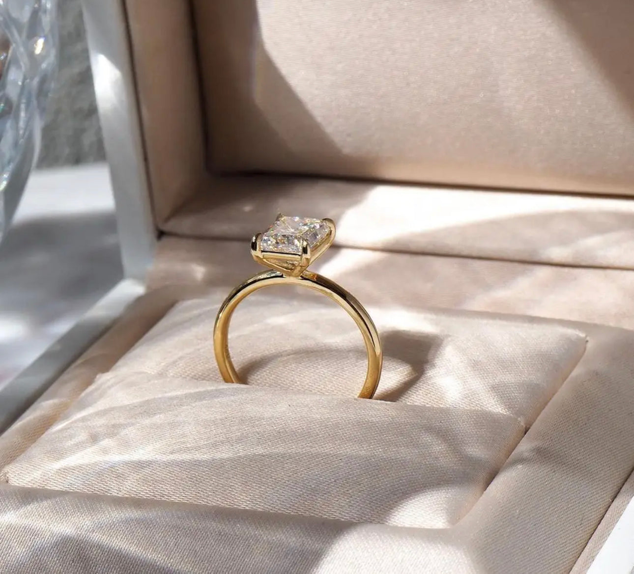 3 Carat Radiant Ring
