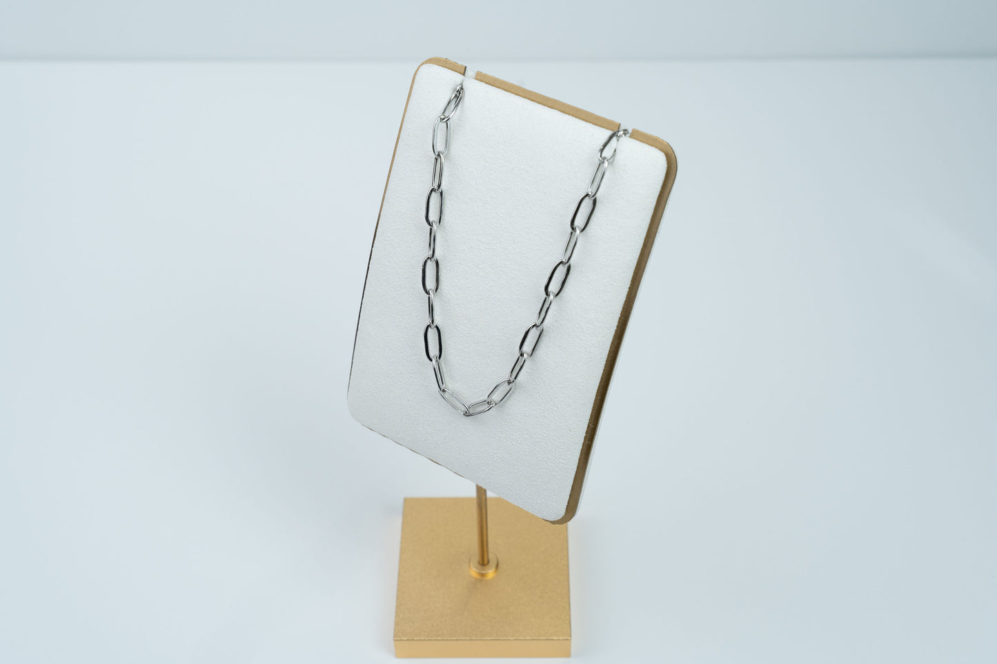 Silver Paperclip Necklace