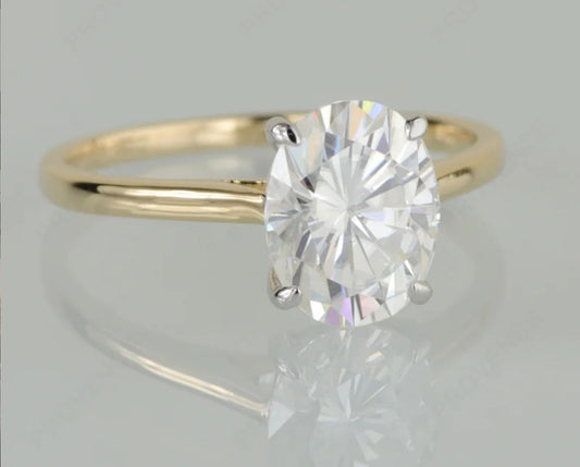 1.5 Carat Oval Solitaire Ring