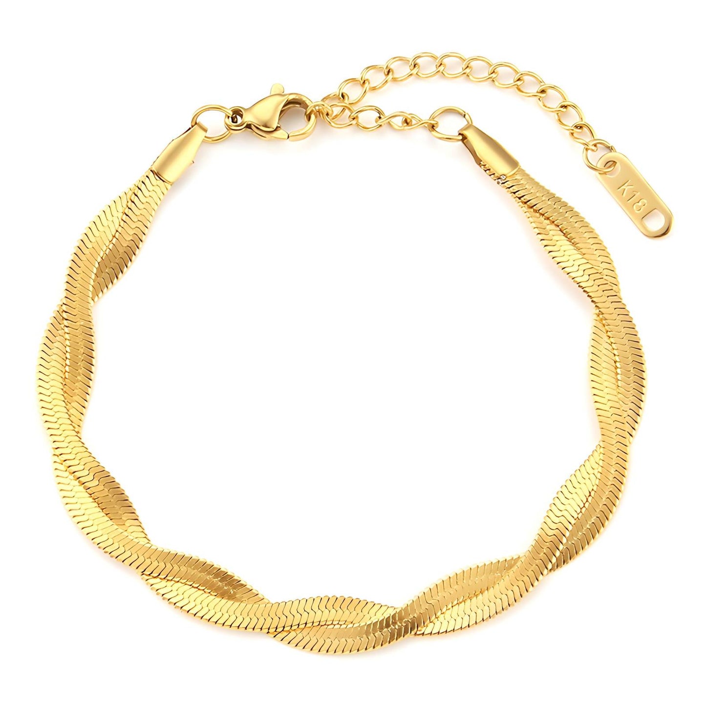 Twisted Gold Bracelet